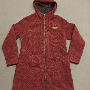 L.L. Bean Red Hooded Jacket